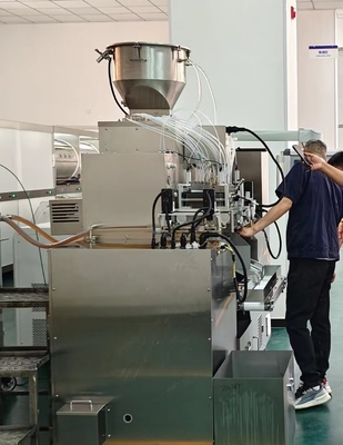 Tipo de rodadura Máquina de gelatina blanda 1-3,5 rpm Velocidad de rodadura Bomba de diafragma Circulación externa