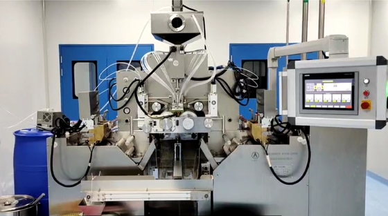 Máquina de cápsulas blandas de alta precisión con precisión de llenado ≤ ± 2% y control de servomotor