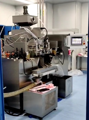 Máquina de fabricación de cápsulas de gel blando de alta precisión con tamaño de rollo a presión F150x250mm